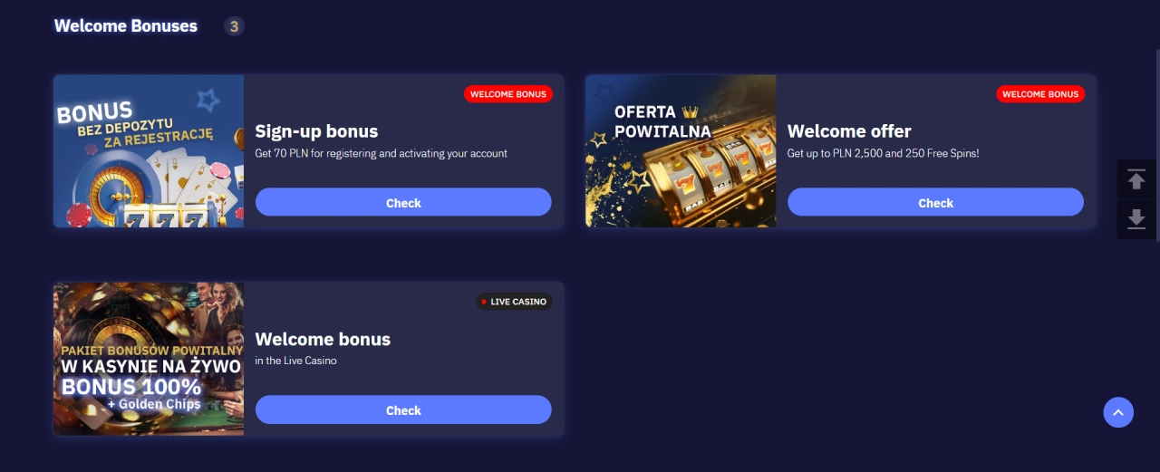 Total Casino Bonusser